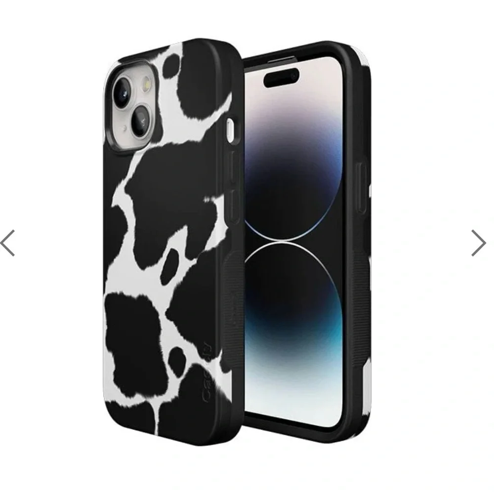 Casely Current MOOd Cow Print MagSafe Phone Case for iPhone 15 NIB